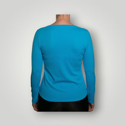 Damen UV Sonnenschutzshirt Langarm Piqué Stoff