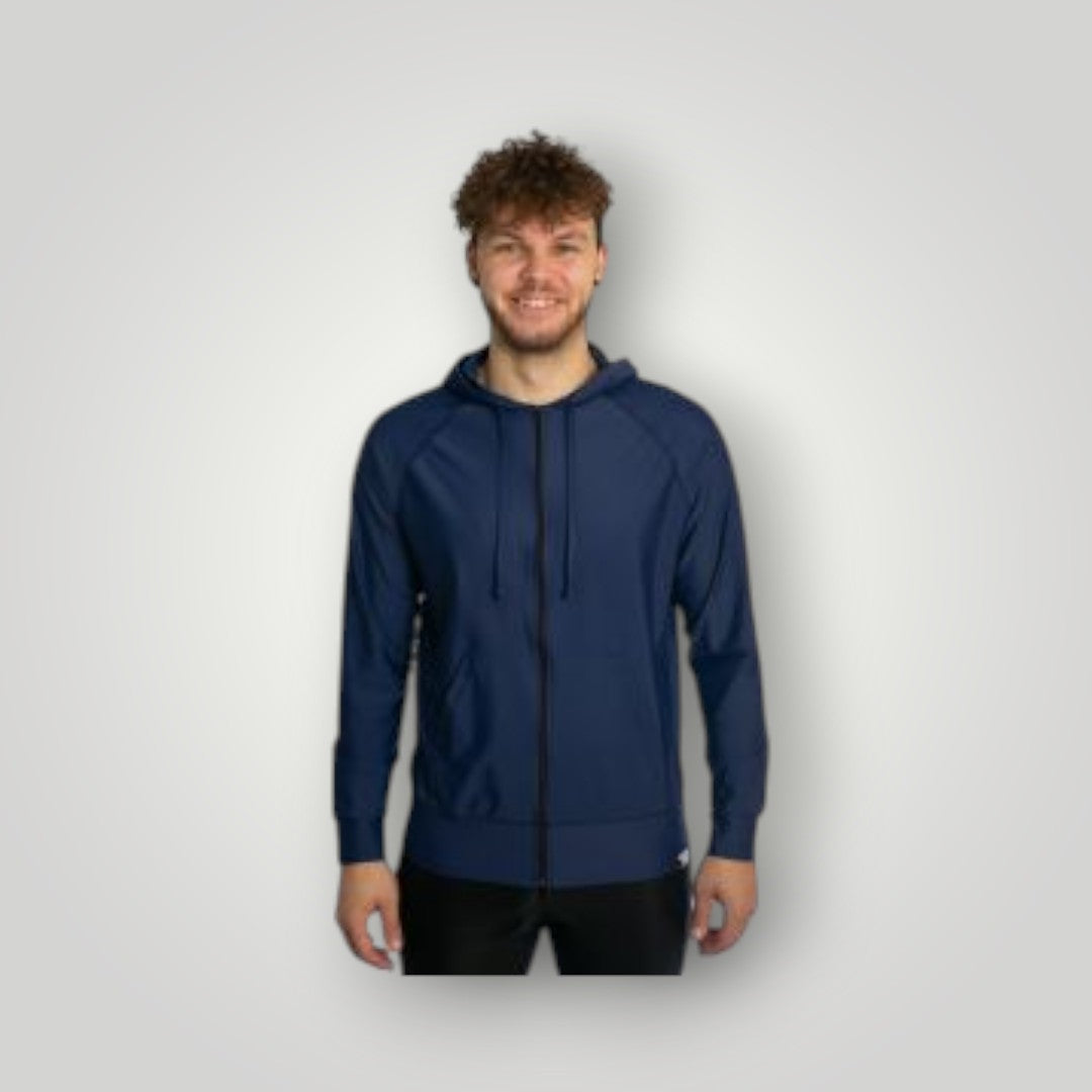 Elastische Kapuzenjacke mit Sonnenschutz Herren