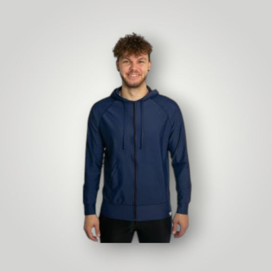 Elastische Kapuzenjacke mit Sonnenschutz Herren
