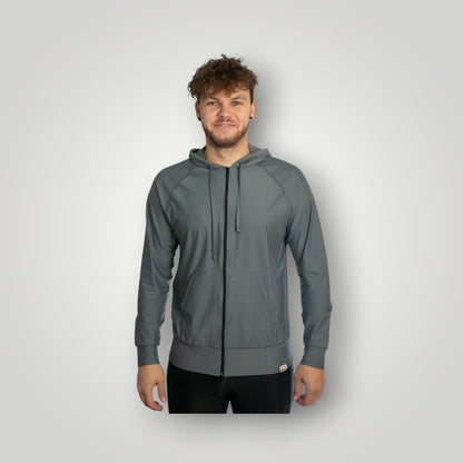 Elastische Kapuzenjacke mit Sonnenschutz Herren