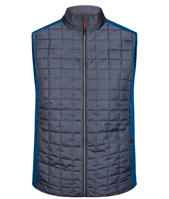 Herren Hybrid Strickfleece Weste