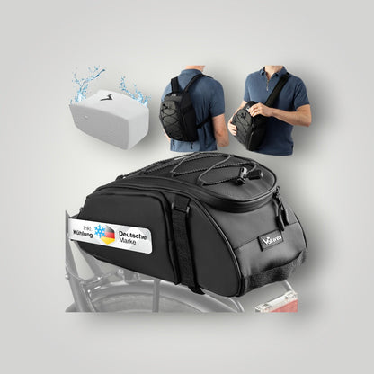 Trunk Bag -  Gepäckträgertasche mit Rucksackfunktion