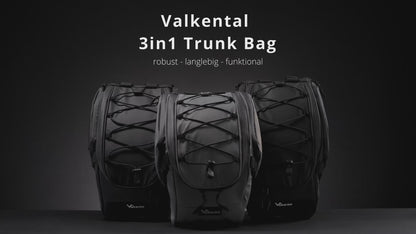 Trunk Bag -  Gepäckträgertasche mit Rucksackfunktion